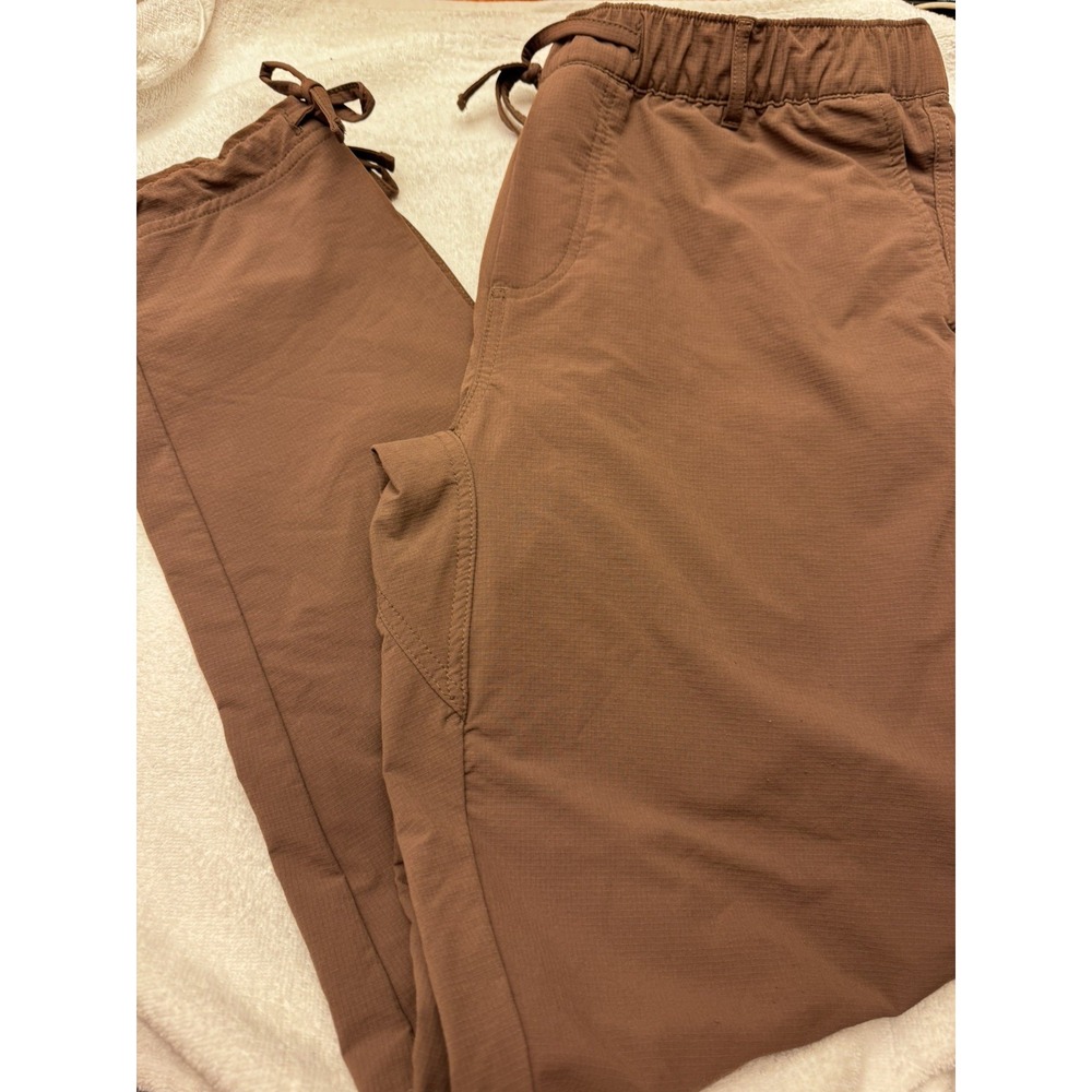 Coalatree Trailhead Pants Unisex size Xl Brown Stretch Outdoor rip stop EUC